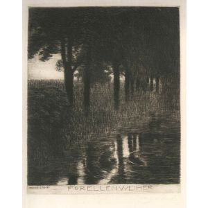 Forellenweiher by Franz von Stuck - Modern art