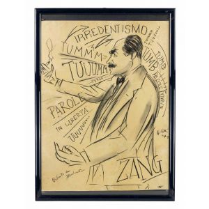 Portrait of Filippo Tommaso Marinetti