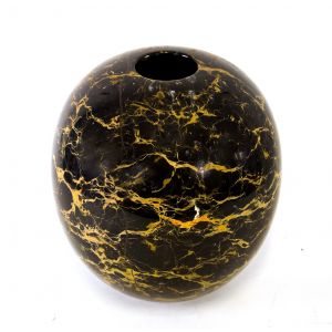 Black Marble Vase by Anonymous - Decorative Object