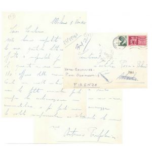 Autograph by A. Pierfederici