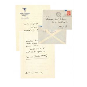 Letter from Giulio Cesare Viola to Countess Pecci Blunt