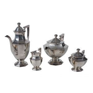 Vintage Japanese Tea and Coffee Silver Set by Anonymous - Decorative Object