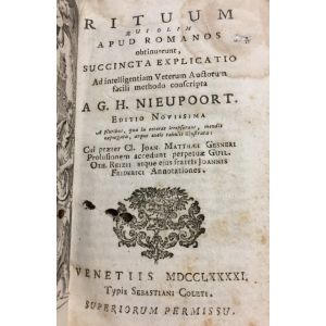 Rituum qui Olim Apud Romanos 