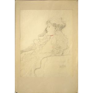 Sketched Portrait: Lady with Scarf  - SOLD - SOLD