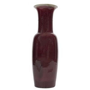 Red Chinese Vase