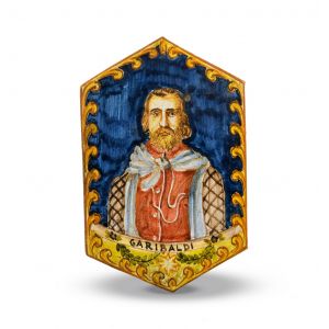 Garibaldi's Portrait Majolica