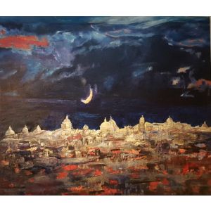 Roman Night by Laura D'Andrea - Contemporary Artwork