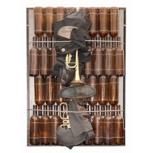 Untitled - Homage To Caravaggio - Jannis Kounellis - Contemporary Art