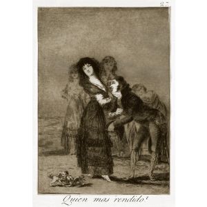 Quien mas rendido? by Francisco Goya - Old masters