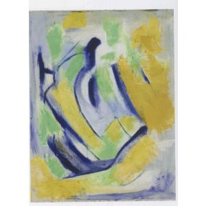 Blue Yellow and Green Expressionism