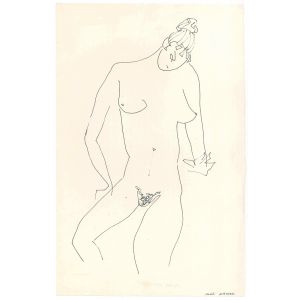 Sketched Female Nude
