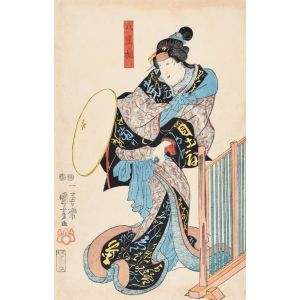 Kabuki Actor by Utagawa Kuniyoshi - Modern Artwork