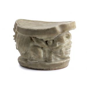 Ancient Glazed Ceramic Pillow - Liao Dynasty China - SOLD