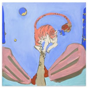 Tiger In Balance by Anastasia Kurakina - Contemporary Artwork