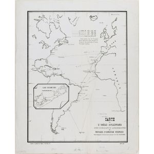 Carte de l'Ocean Atlantique - Bermuda Islands