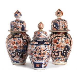 Three Japanese Imari Vases