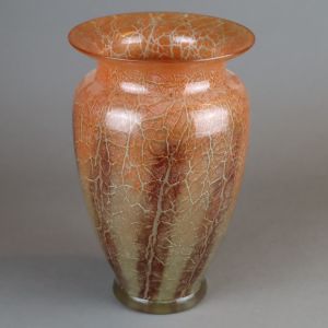 Ikora Orange Glass Vase - Decorative Objects