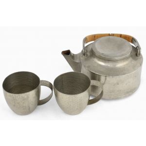 Art Déco Teapot With Two Cups - Decorative Objects