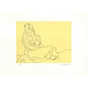 Sitting Female Nude