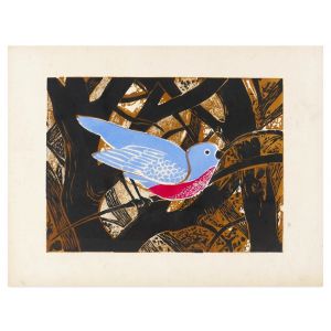 Oiseau Bleu by Giselle Halff - Modern artwork