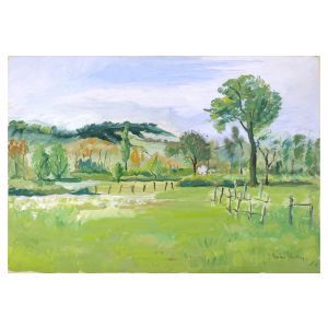 Hilly Landscape BY Germaine-Irene Darbois-Gaudin - Modern Artwork