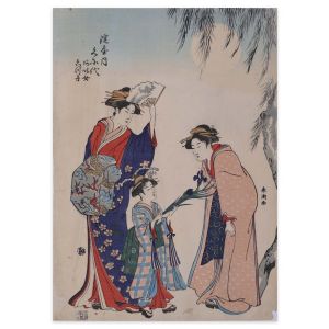 Japanese Women by Katsukawa Shunchuo - Modern Artworks