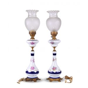 Pair of Porcelain Lamps