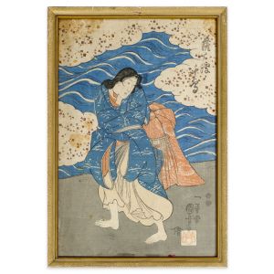 Kabuki Scene by Utagawa Kuniyoshi - Modern Artwork