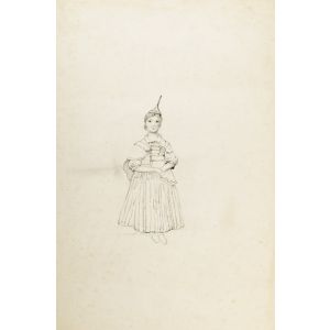 Woman in Folk Dress