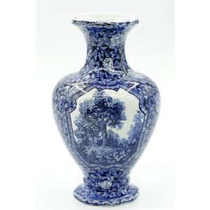 Blue Porcelain Vase by Franz Anton Mehlem - Decorative Objects