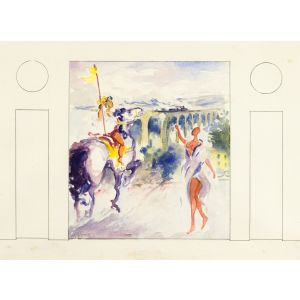 Knight and Girl by Vito Alghisi -  Contemporary Artwork