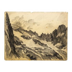 Black and white Mountains