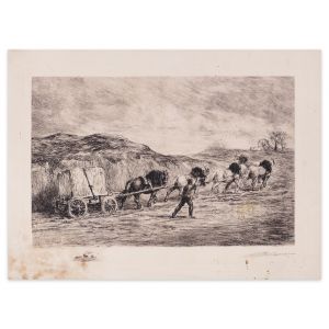 Horse Team by Frédéric Jacque - Modern Artwork