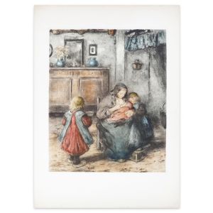 La Tétée de la Mère et ses Enfants