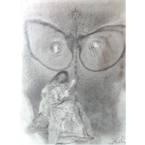 Antequam exires de vulva sanctificavi te - from Biblia Sacra by Salvador Dalì - Surrealist Artwork