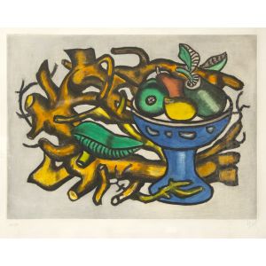 Nature morte à la Coupe de Fruit