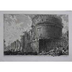View of Mausoleo of Cecilia Metella
