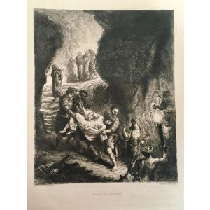 Le mise au tombeau by Eugène Delacroix