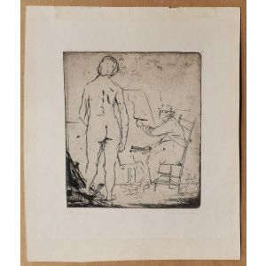 The painter and the model 
