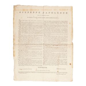  Announcement of Giuseppe Napoleone