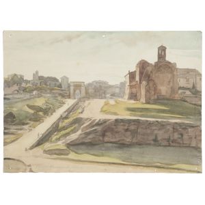 View of Ancient Rome from the Colosseum