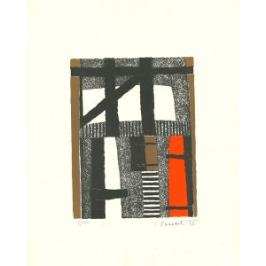 Striped composition by Luigi Spacal - Contemporary Artwork