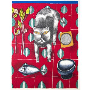 The Cat by Franco Gentilini - Contemporary Artwork