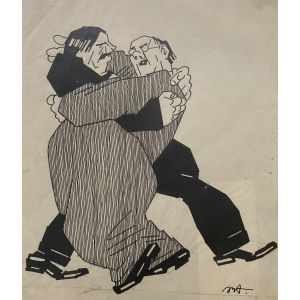 Men Embracing