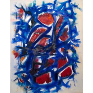 Blue Abstract Composition
