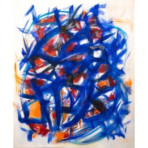 Blue and Orange Match