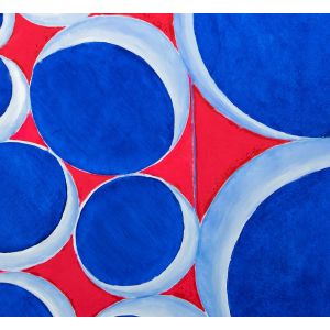 Circles on Red