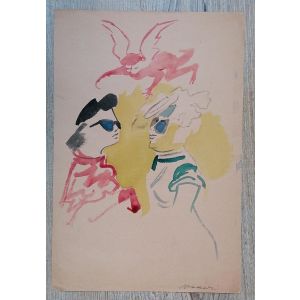 Two Female Portraits