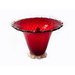  Red Glass Vase by  Ferro E Lazzarini  - Decorative Object