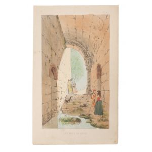 Interior Of Ruins by Emile Henri Laporte - Modern Artwork